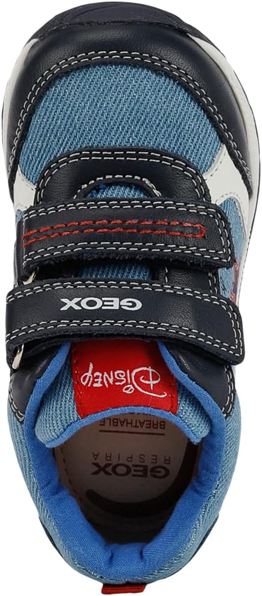 Geox Baby-Jungen B Rishon Boy B Erste Schritte 18 EU Avio Red, 18 EU Avio Red