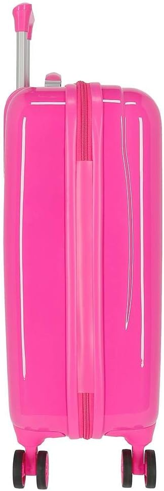 Roll Road Little Me Kabinenkoffer Rosa 38x55x20 cms Hartschalen ABS Kombinationsschloss 34L 2,5Kgs 4