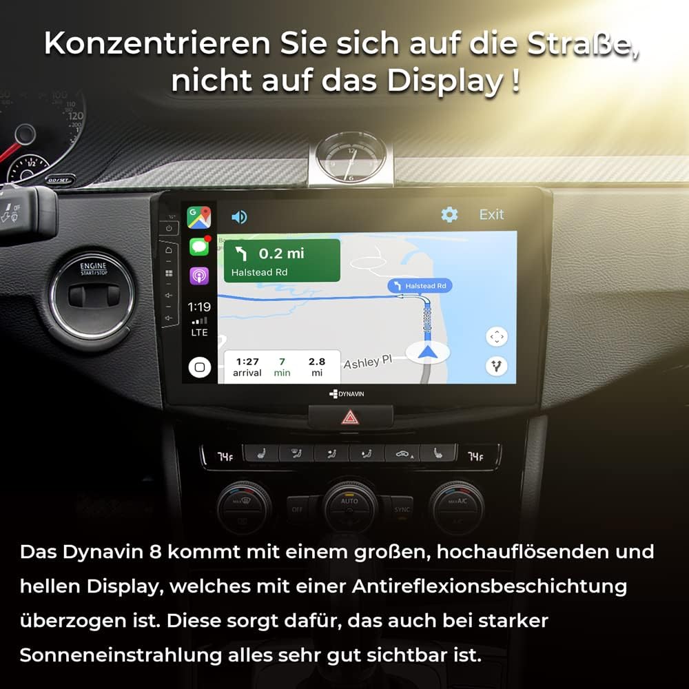DYNAVIN Android Autoradio Navi für VW Passat B7, 10,1 Zoll OEM Radio mit Wireless Carplay und Androi