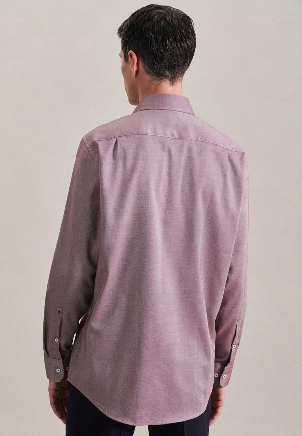 Seidensticker Herren Hemd 42 Beere, 42 Beere