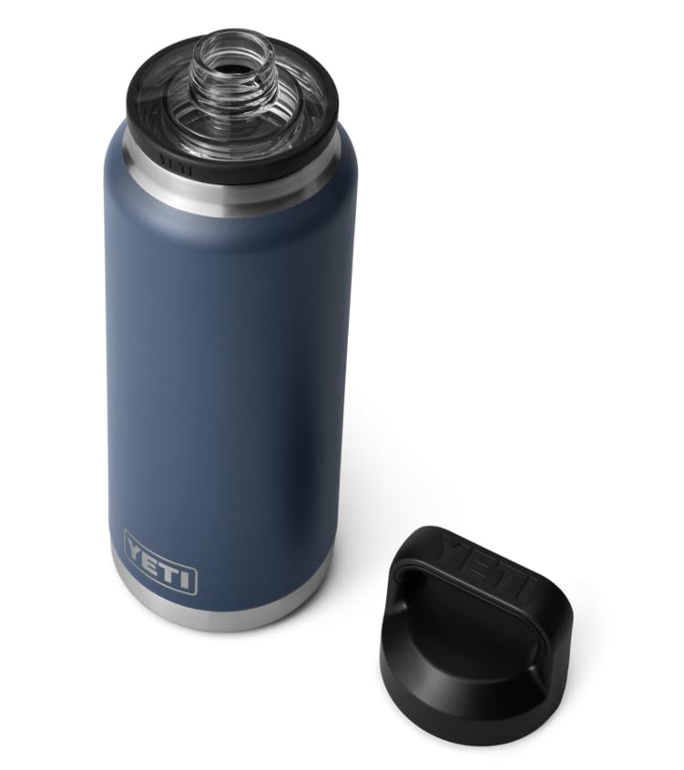 YETI Rambler Flasche Mit Chug-Verschluss, Navy, 36 oz (1 L), Navy