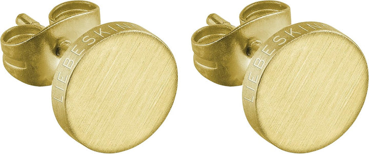 LIEBESKIND BERLIN Herz Ohrstecker – Silber, Gold, Roségold & Schwarz – klein & gross – Damenschmuck
