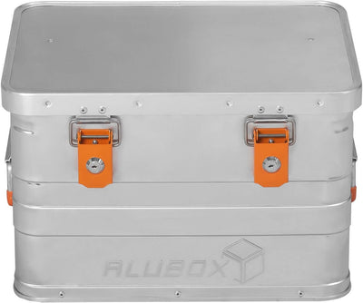 Alubox B29 - Aluminium Transportbox 29 Liter Alukiste mit Gummidichtung - Inhalt vor Staub und Sprit