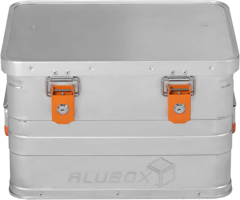 Alubox B29 - Aluminium Transportbox 29 Liter Alukiste mit Gummidichtung - Inhalt vor Staub und Sprit