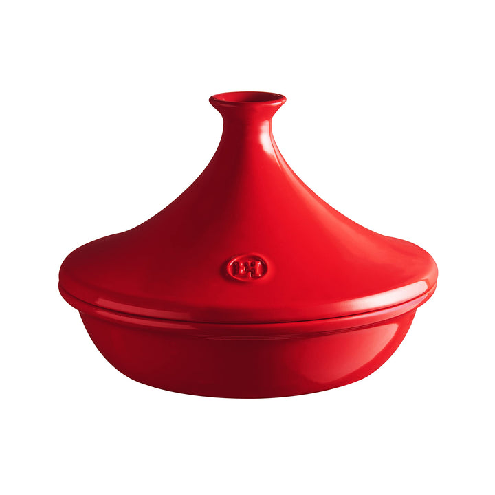 Interhal 349526 Keramik Rote Tajine E-Box, Ø270mm Grand Cru, Grand Cru
