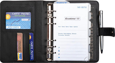 Exacompta Exatime 17 Dual Terminplaner 2013-2014, 16 Monate, September - Dezember, 15 x 20 cm schwar
