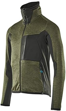 Mascot 17103-316-3309-3XL Fleecepullover Mit Reissverschluss Grösse in Moosgrün/Schwarz, 3XL, 3XL