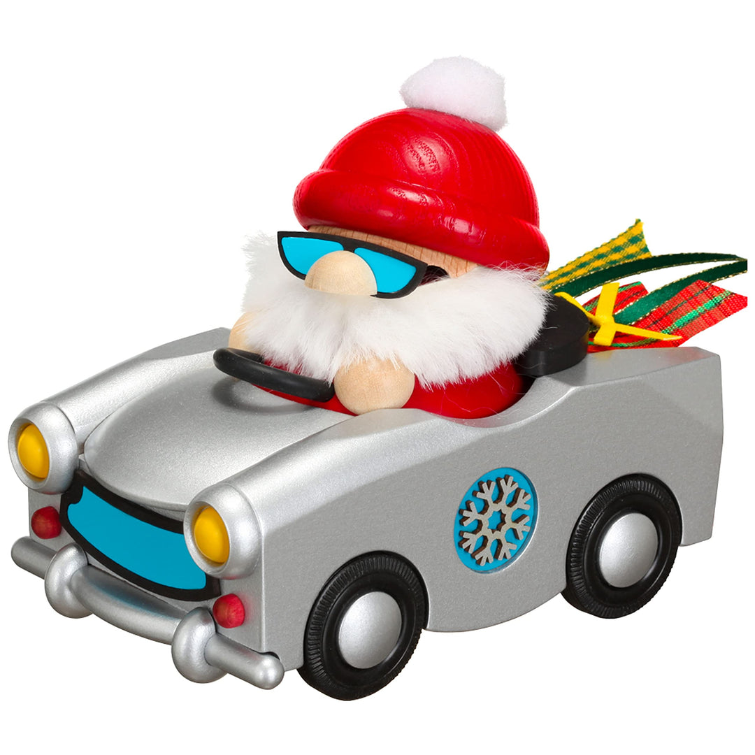 Seiffener Volkskunst | Kugelräucherfigur | Nikolaus 12 cm | Räuchermann | Räuchermännchen aus Seiffe