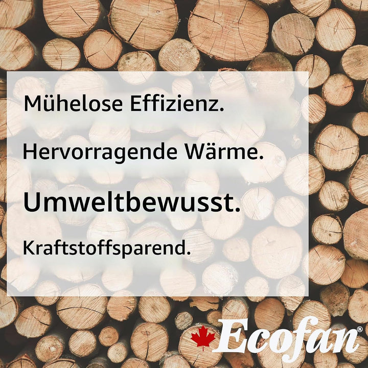 Ecofan Air Deco I, zeitgenössischen Stil, wärmebetriebener Holzofenventilator, 271 m³/h, 8203CAXBX,
