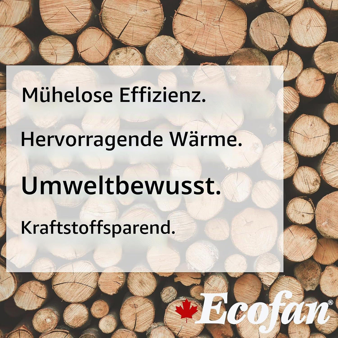 Ecofan Belair, Niedertemperatur, wärmebetriebener Ofenventilator, 238 m³/h, 806EUKBX, 22,86 cm-Blatt