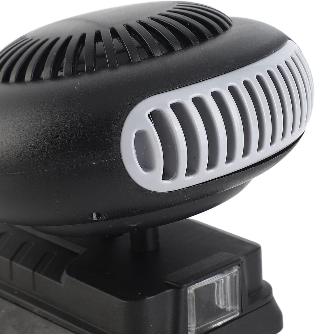 Wakects 18V Heizlüfter Tragbarer Kleiner Heizventilator 2 Temperaturstufen 30-80°C Leiser Betrieb mi