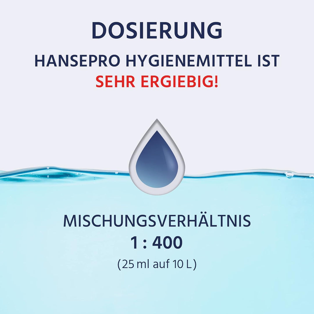 HANSE PRO Hygienemittel, 2 x 5 Liter I Für Luftbefeuchter, Luftreiniger, Luftwäscher, Heizkörper-Ver