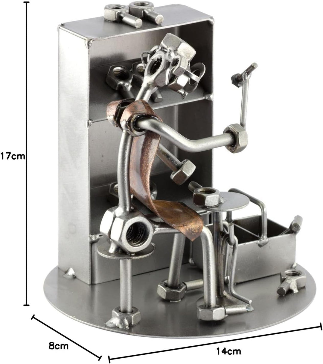 Steelman24 I Schraubenmännchen Schuster I Made in Germany I Handarbeit I Geschenkidee I Stahlfigur I