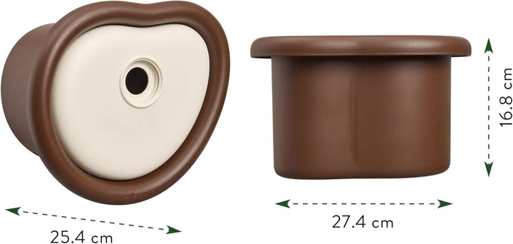 Elho Organic Bird House 25cm - Vogelhaus - für über 11 Arten - 100% Recyceltem Plastik - L27.4 x B16
