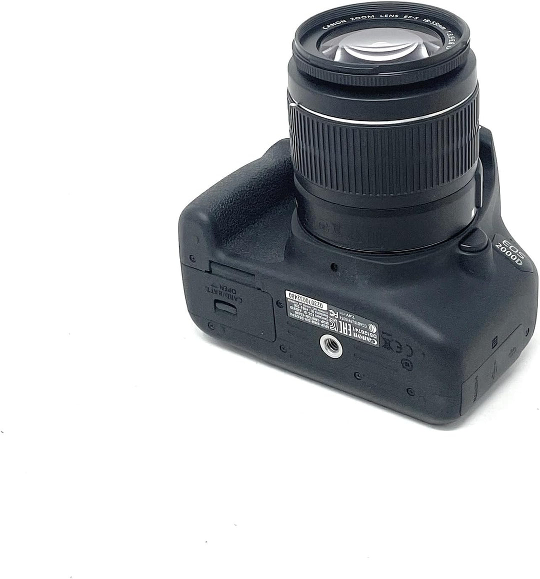 Canon EOS 2000D APS-C DSLR-Kamera mit EF-S 18-55mm Objektiv | 24,1 Megapixel, fest integrierter 3-Zo