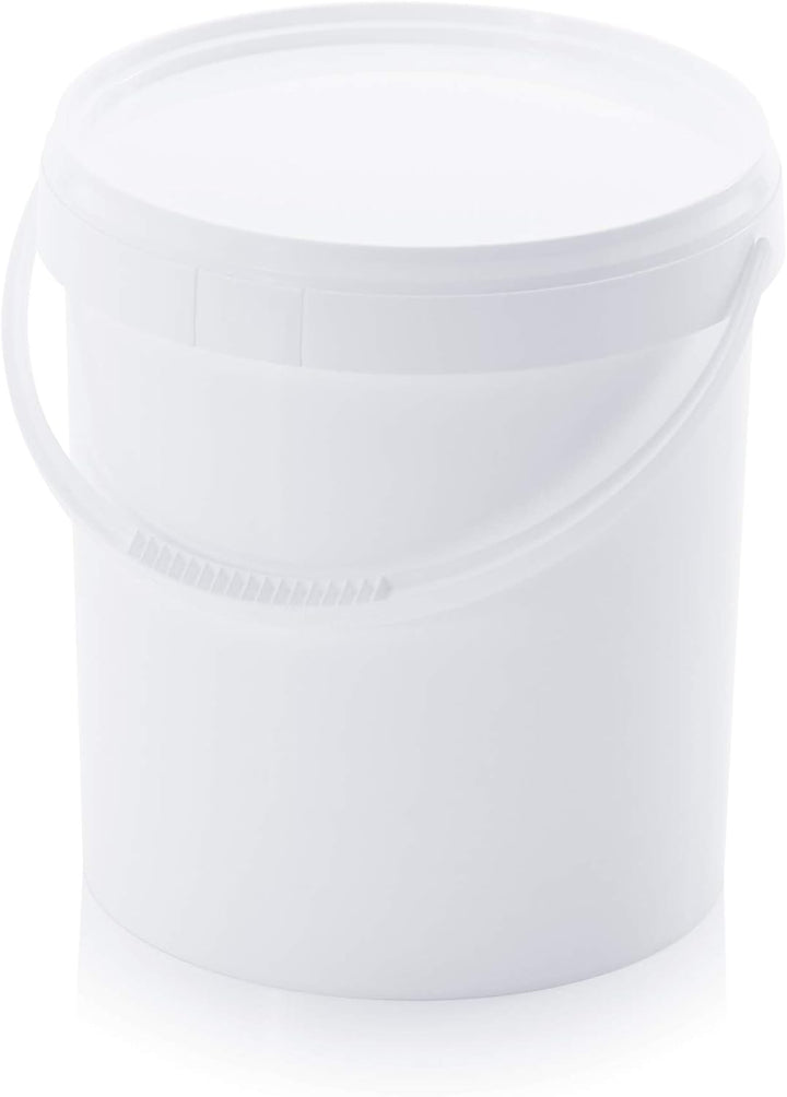 8x Eimer 10,8l mit Deckel * lebensmittelecht, Originalitätsverschluss 10l 8er Set