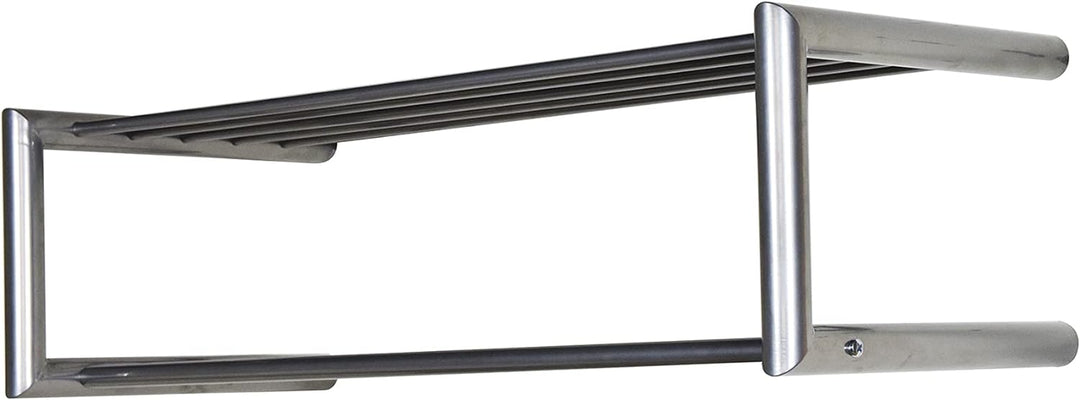 Glatte Garderobe - Nickel