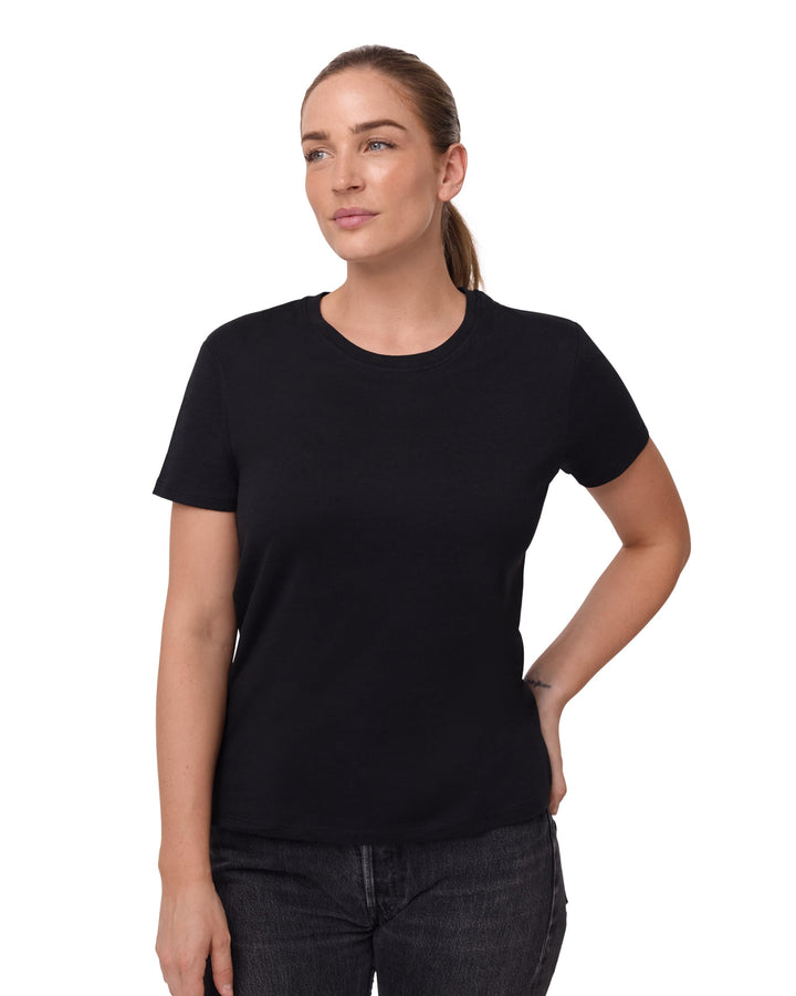DANISH ENDURANCE Kurzarm T-Shirt aus Modal & Bio-Baumwolle, Rundhals- oder V-Ausschnitt, Atmungsakti