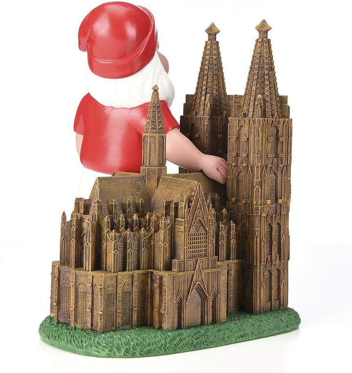 1. FC Köln Gartenzwerg - Dom - Zwerg, Garden gnom - Plus Lesezeichen I Love Köln