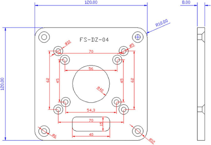 Router Base, Flip Board aus Aluminiumlegierung, Router Sub Base Plate mit Vorgebohrten Löchern Kompa