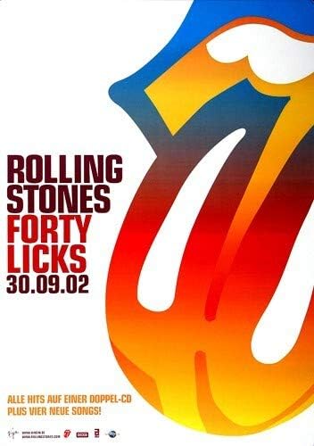 The Rolling Stones - Forty Licks, 2002 » Konzertplakat/Premium Poster | Live Konzert Veranstaltung |