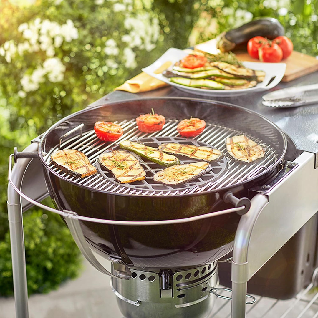 8835 54,6CM Rund Grillrost für Weber 57CM Holzkohlegrills,Abnehmbarer Grillrost Ersatz für Weber Koh