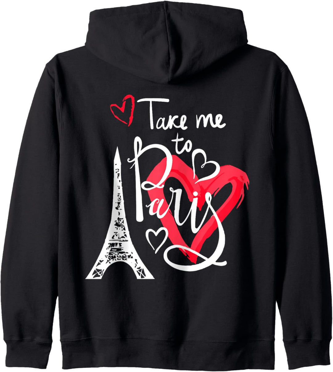 Eiffelturm, J'aime Paris, Frankreich Kapuzenjacke