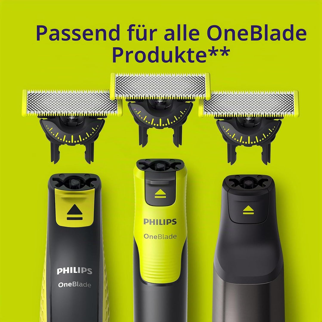 Philips OneBlade Original-Ersatzklingen mit Körper-Kit, 2er-Pack, QP620/50, QP620/50