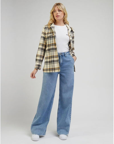 Lee Damen Utility Stella A Line Jeans 25W / 33L Blau, 25W / 33L Blau