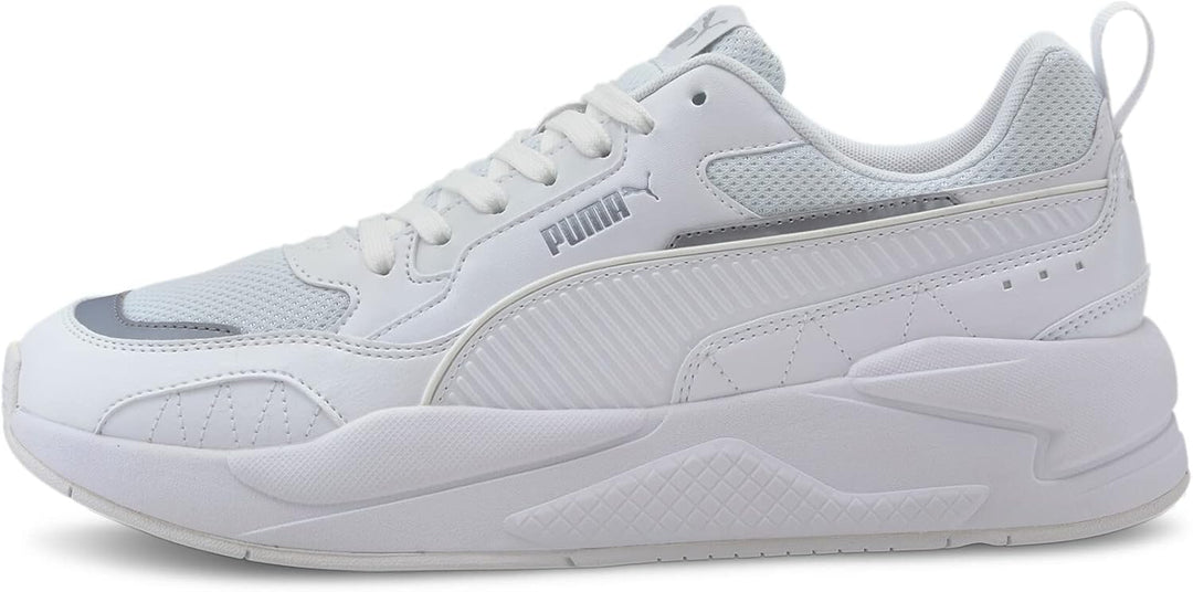 PUMA Unisex X-RAY 2 Square Sneaker, 37 EU Puma White Puma White Gray Violet