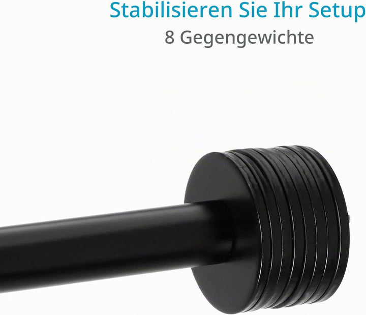PROAIM Overhead Foto- und Videokamera Boom Pole. Für Overhead-Kamera-/Tischansichten. 23 bis 40" Tel