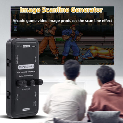 Mcbazel HDMI Scanlinien-Generator Tragbarer Audio-Video-Ausgang Scanline-Generator-Board für alle Re