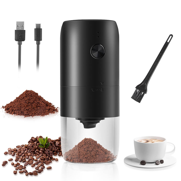Weinsamkeit Kaffeemühle, USB Wiederaufladbare Elektrische Kaffeemühle mit Keramik Kegelmahlwerk Eins