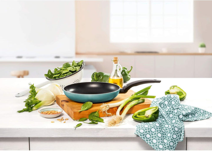 Silit Belluna Bratpfanne 24 cm Induktion, Aluminium beschichtet, Kunststoffgriff, für schonendes Bra