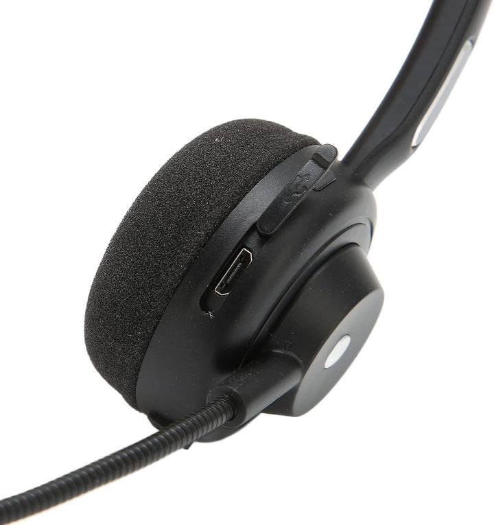 Annadue Trucker Bluetooth Headset mit Mikrofon, Kabellose On-Ear Kopfhörer mit Geräuschunterdrückung