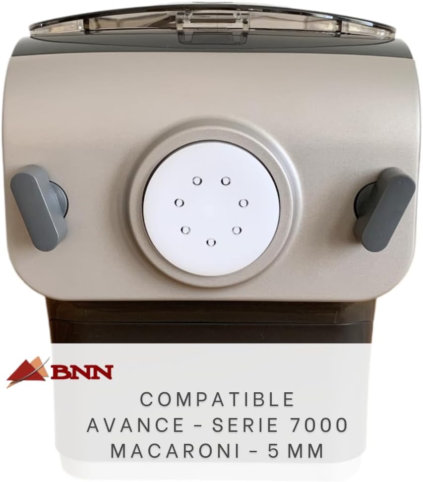 BNN AMMACL05 Macaroni 5 mm Durchmesser & 1 mm Finesse – Pasta Disc kompatibel mit Philips Pasta Make