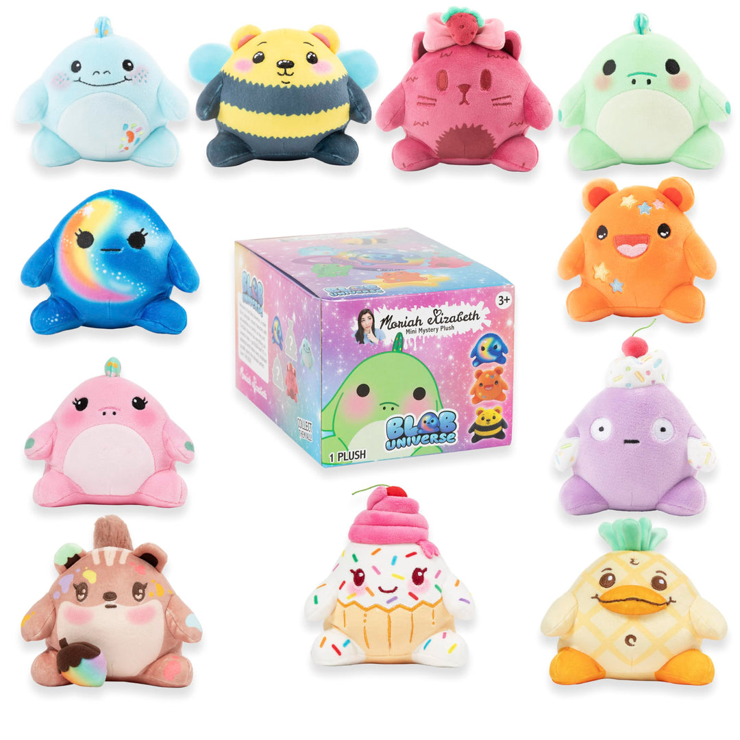 Moriah Elizabeth 15,2 cm Mini Mystery Plush - Serie 1, Blob Universe, YouTube Craft Channel, Blind B
