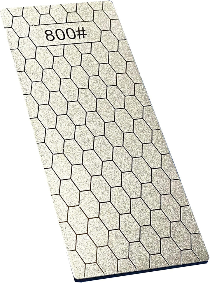 Yuejizhe 6 x Diamant-Steinschärfer, 400/600/800/1000/1200/2000 Schleifstein mit extra feiner/grober