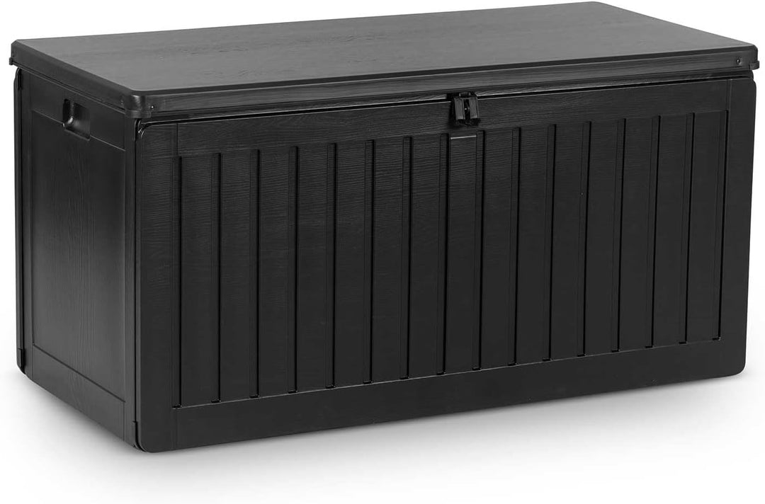 Gartenbox Auflagenbox Aufbewahrungsbox Kapazität 270l Kissenbox Outdoor Sitzbank Wetterfest Abschlie