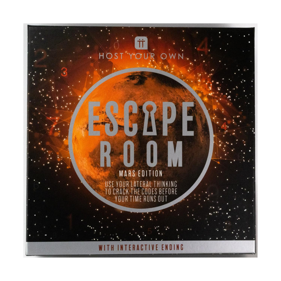Talking Tables Mars Space thematisches Escape Room-Spiel zu Hause Veranstalten Sie Ihren eigenen Spi