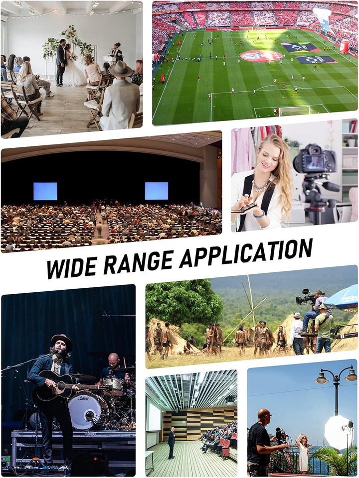 Drahtloses Videoübertragungs Set 200M, Lemorele Wireless Videoübertragungssystem 1080p60 Mit HDMI Lo