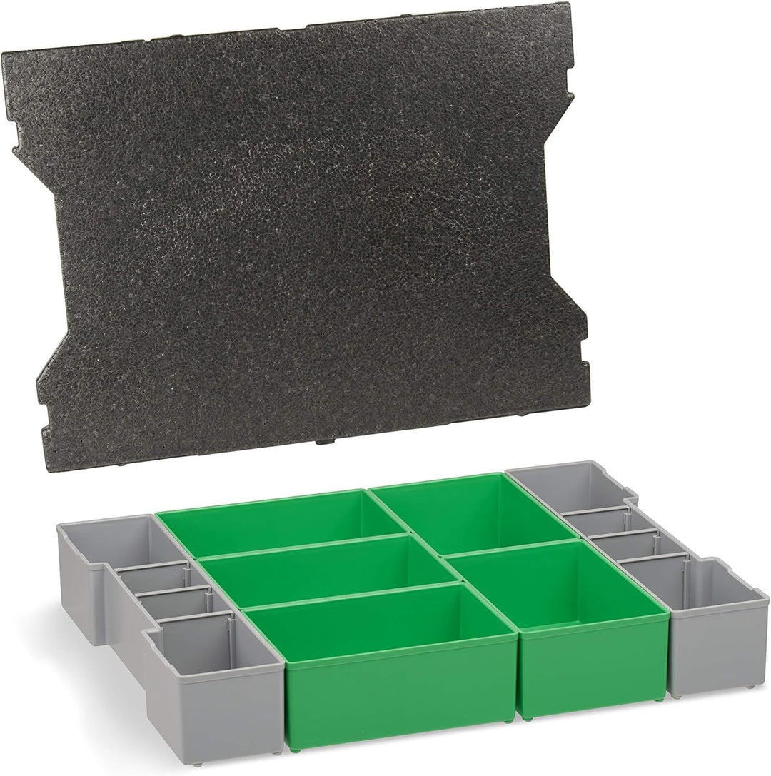 Bosch Sortimo L-Boxx Einlagen | 3er Set Werkzeugkoffer Einlagen für LBoxx Serie G4 inkl. Einsatz B3,
