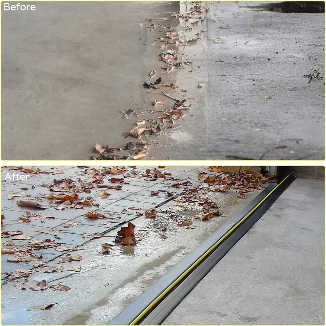 CPROSP Garagentorschweller 3M/12mm, Garagentordichtung Feuchtigkeitsbeständige, Schwellerdichtung-Ei