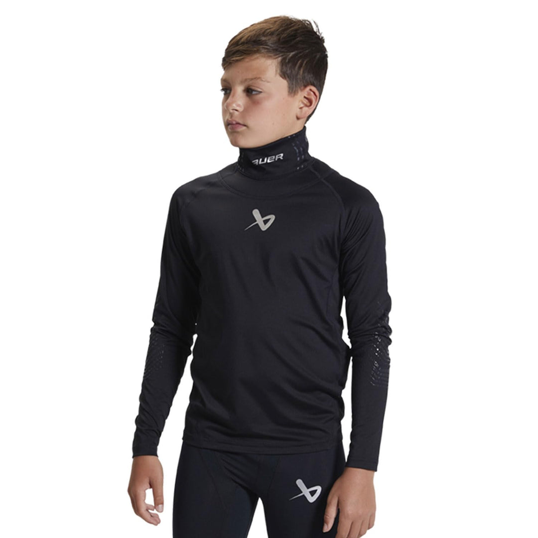 Bauer Oberteil mit integriertem Halsschutz Junior schwarz Junior XS, Junior XS