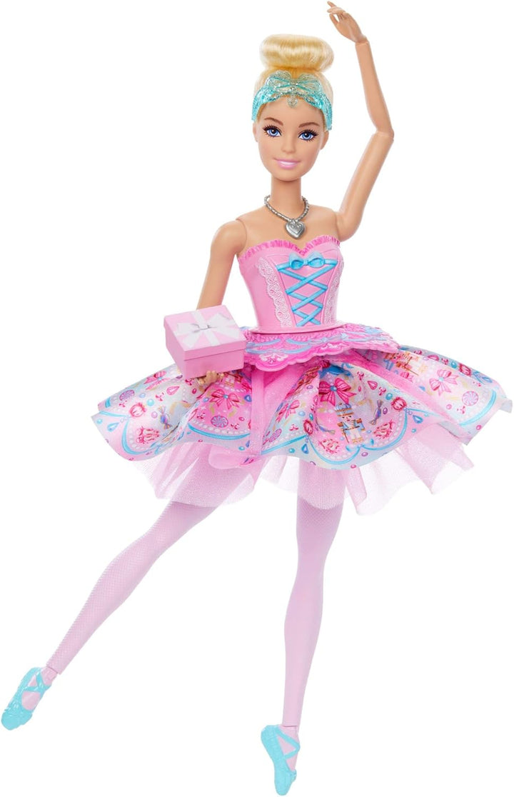Barbie in: Der Nussknacker-Puppen, mit überraschendem Tutu-Wechsel-Effekt, Ombré-Tutu, Herzmedaillon