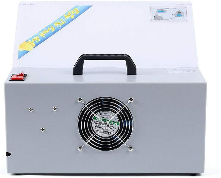 LENJKYYO Spritzkabine Mini Absauganlage inkl. Drehteller als Zubehör, Lackierkabine für Modellbau un