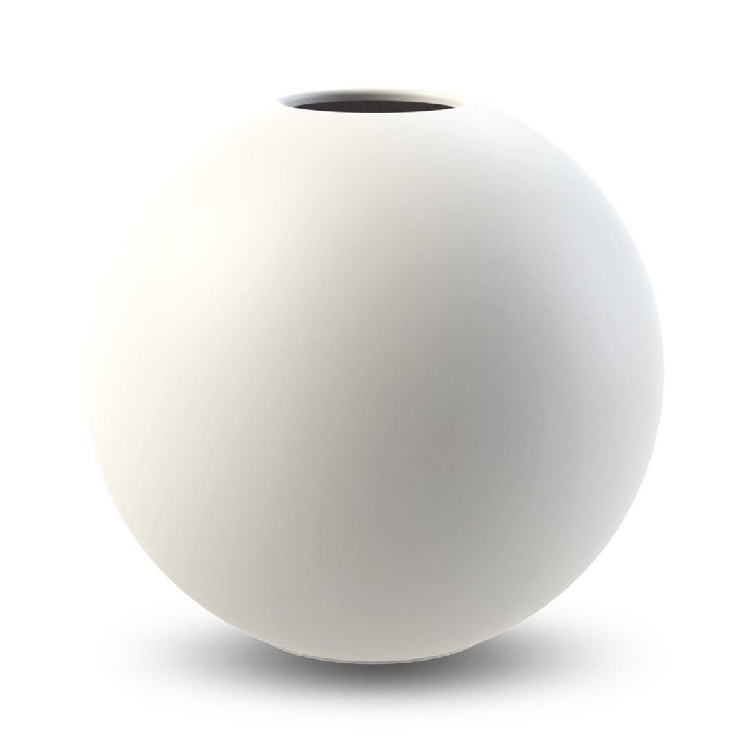 Cooee Design Ball Vase 20cm White, 20cm White