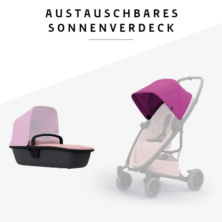 Quinny Lux Kinderwagenaufsatz, passend für Buggy Zapp Flex und Zapp Flex Plus, ultraleichte Babywann