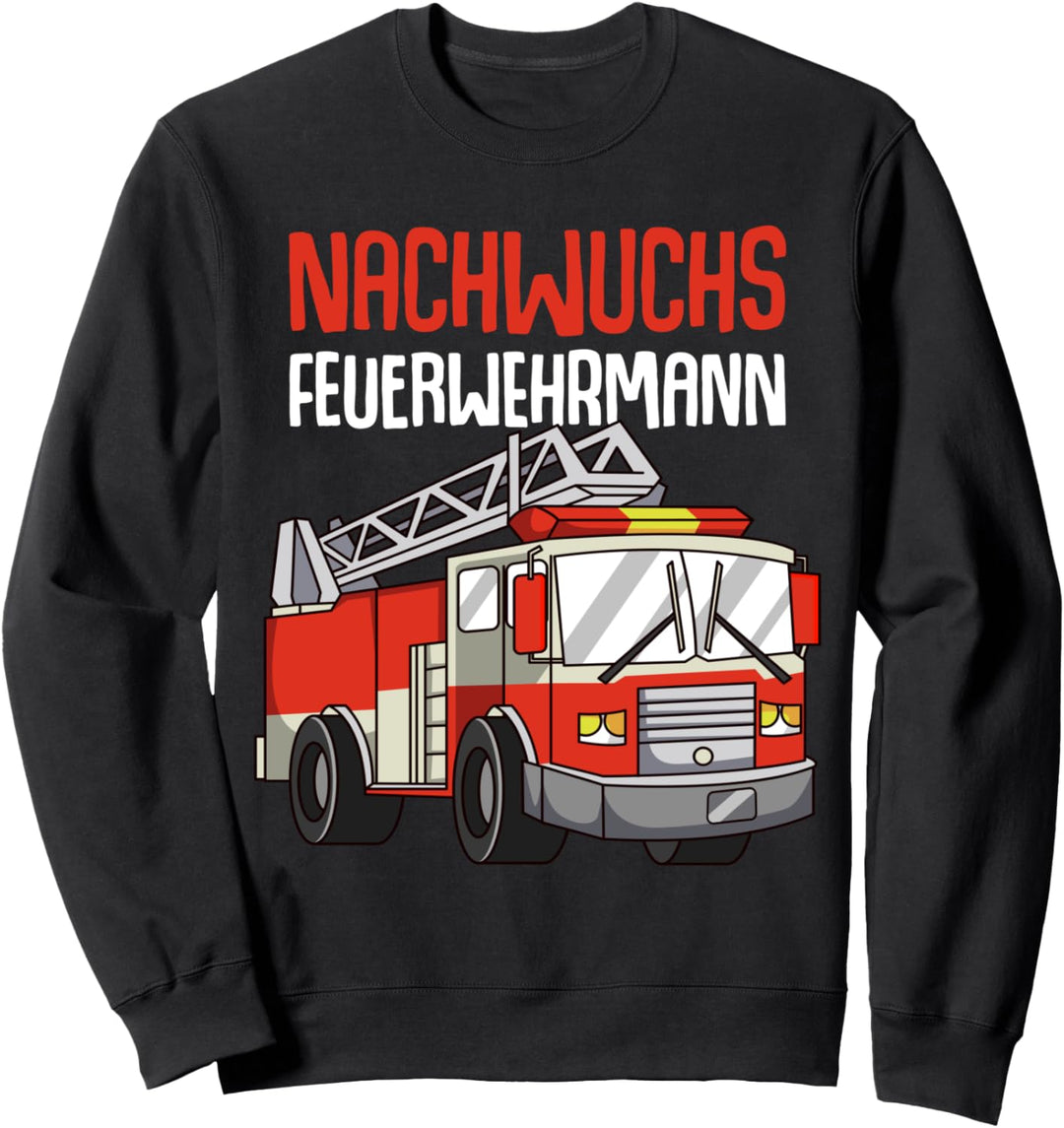 Feuerwehr Nachwuchs Feuerwehrmann Kinder Junge Sweatshirt