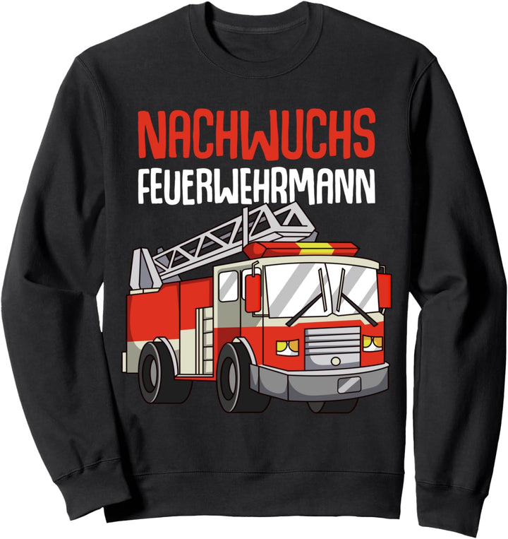 Feuerwehr Nachwuchs Feuerwehrmann Kinder Junge Sweatshirt